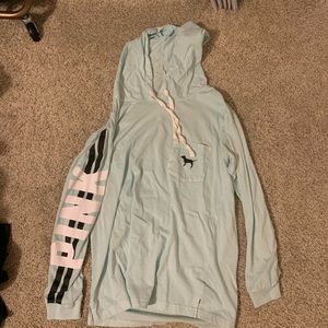 PINK hooded long sleeve